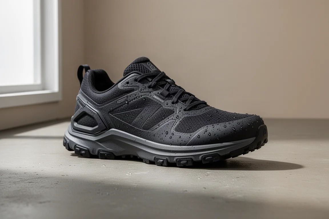 Saucony Endorphin Shift 3 RunShield running shoe on a concrete surface