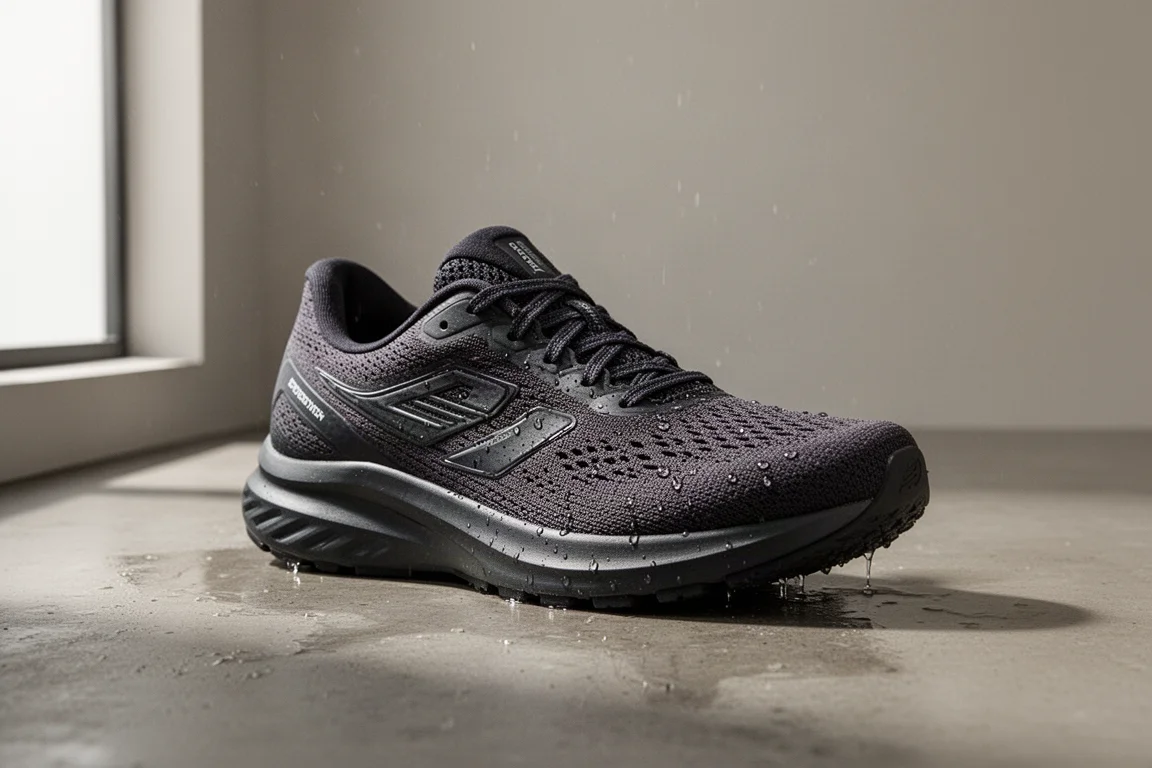 Saucony Endorphin Speed 2 RunShield-löparsko på en betongyta
