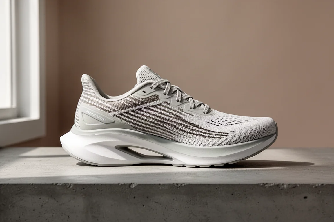 Saucony Endorphin Speed 3 running shoe on a concrete surface