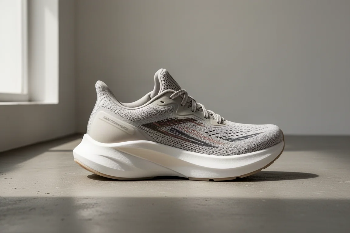 Saucony Endorphin Speed 5 running shoe on a concrete surface