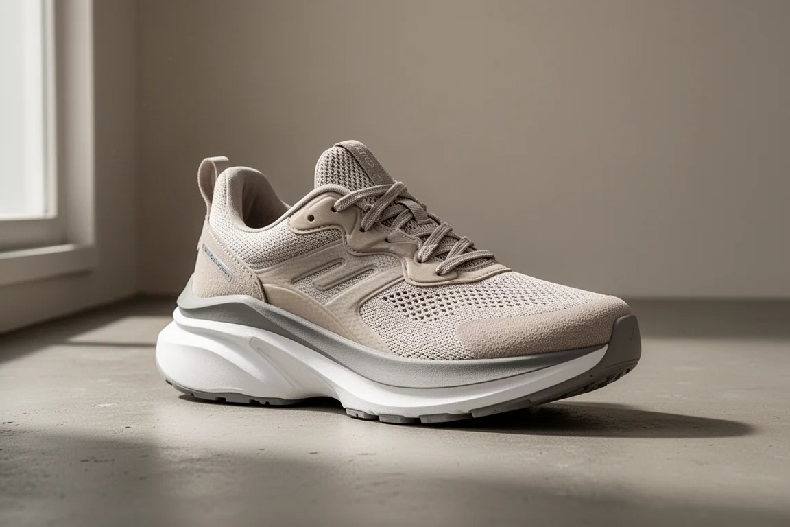 Stabilizujący but do biegania Saucony Hurricane 26 na betonowej powierzchni
