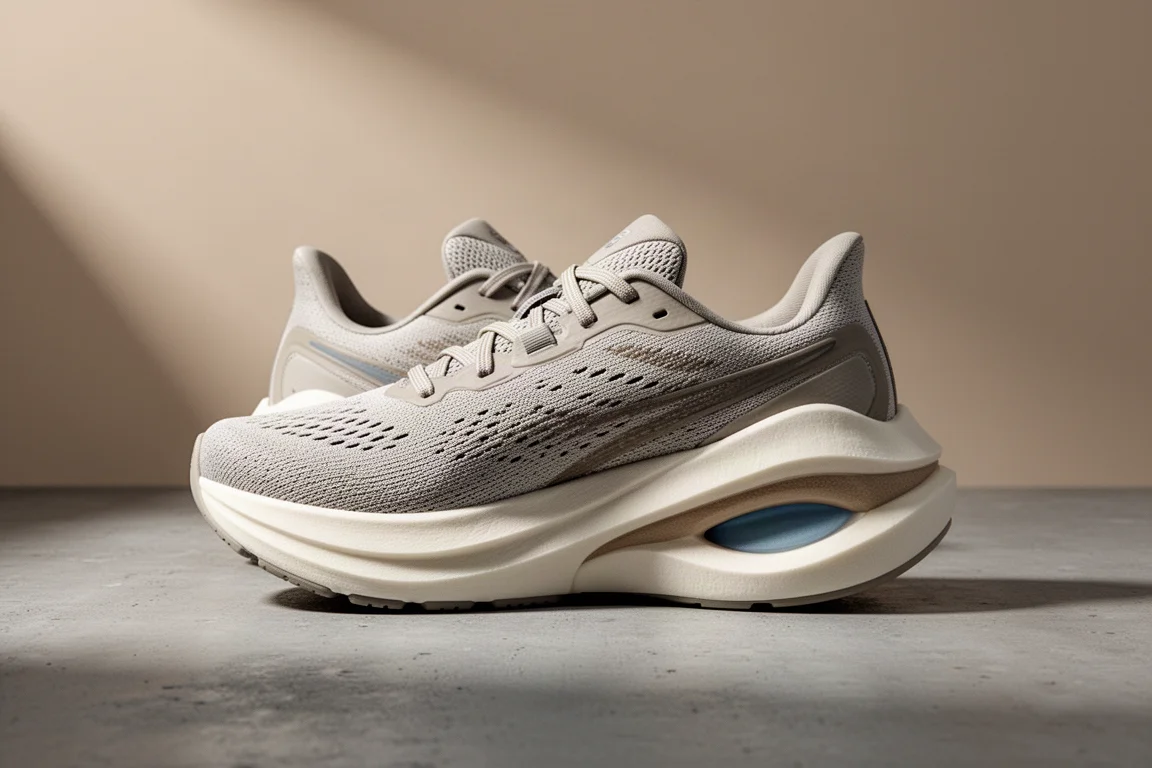 Saucony Omni 23 ST stability running shoe shown in three-quarter view