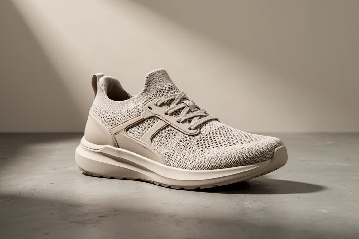 Saucony Ride 19 daily running shoe in three-quarter view on concrete