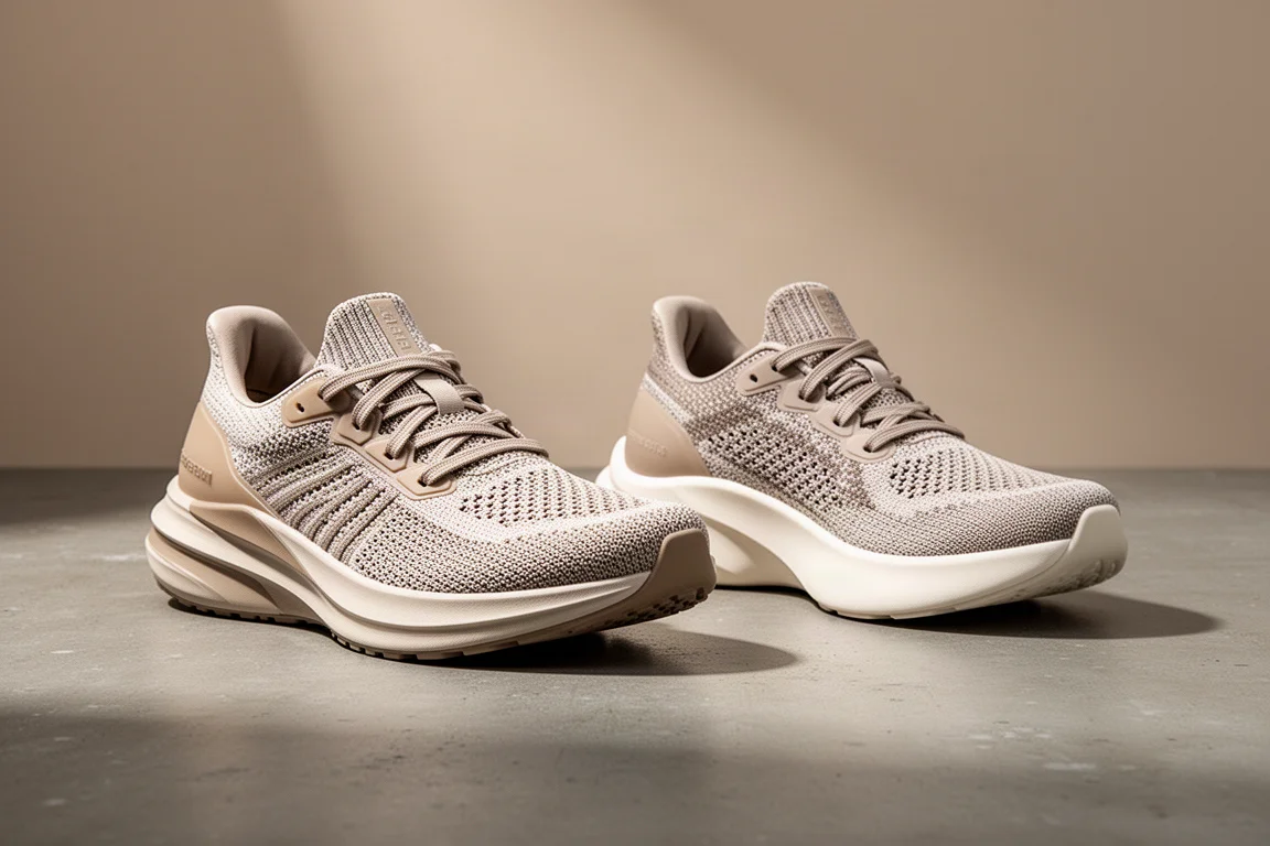 Saucony Triumph 21 and Asics Gel Nimbus 25 running shoes side by side on concrete