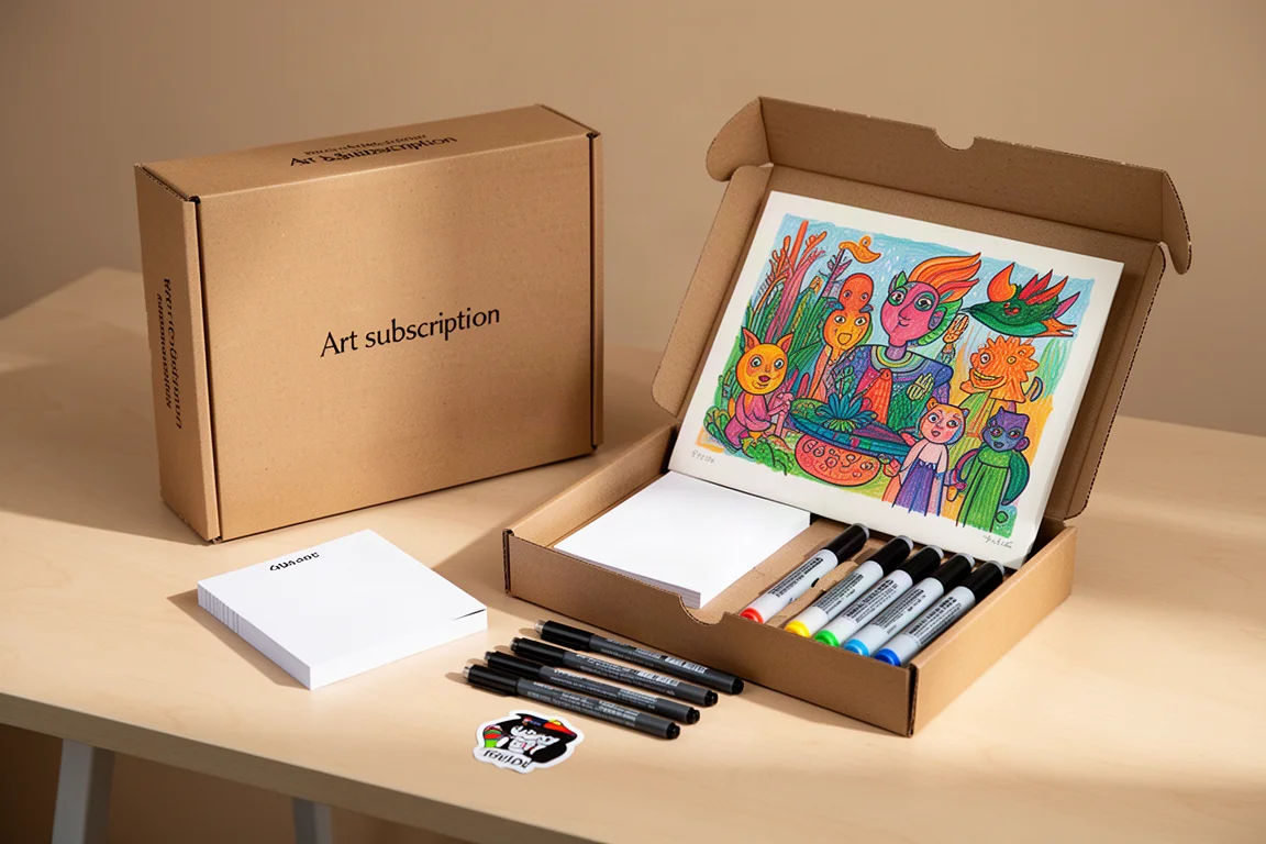 ScrawlerBox Art Subscription Box product image
