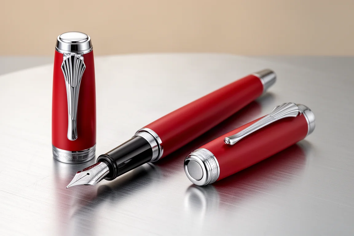 Scrier EDC Matte Red with Chrome Trim product image
