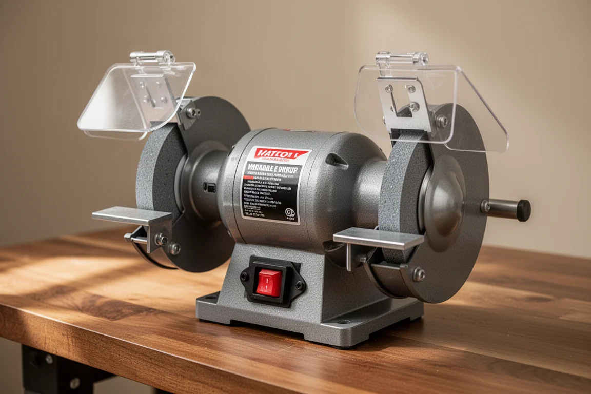 Shop Fox 8-Inch Variable Speed Bench Grinder product image
