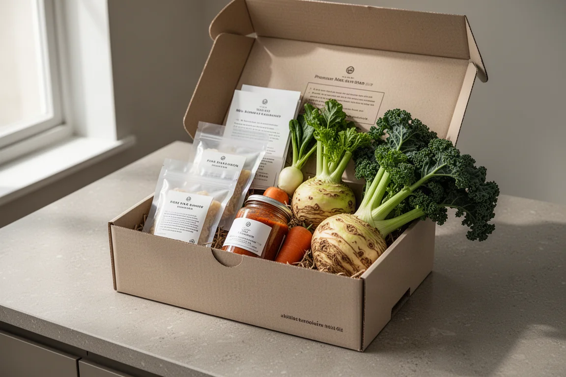 Análisis del kit de comidas Simon Rogan Home: alta cocina con nivel Michelin en casa imagen de portada