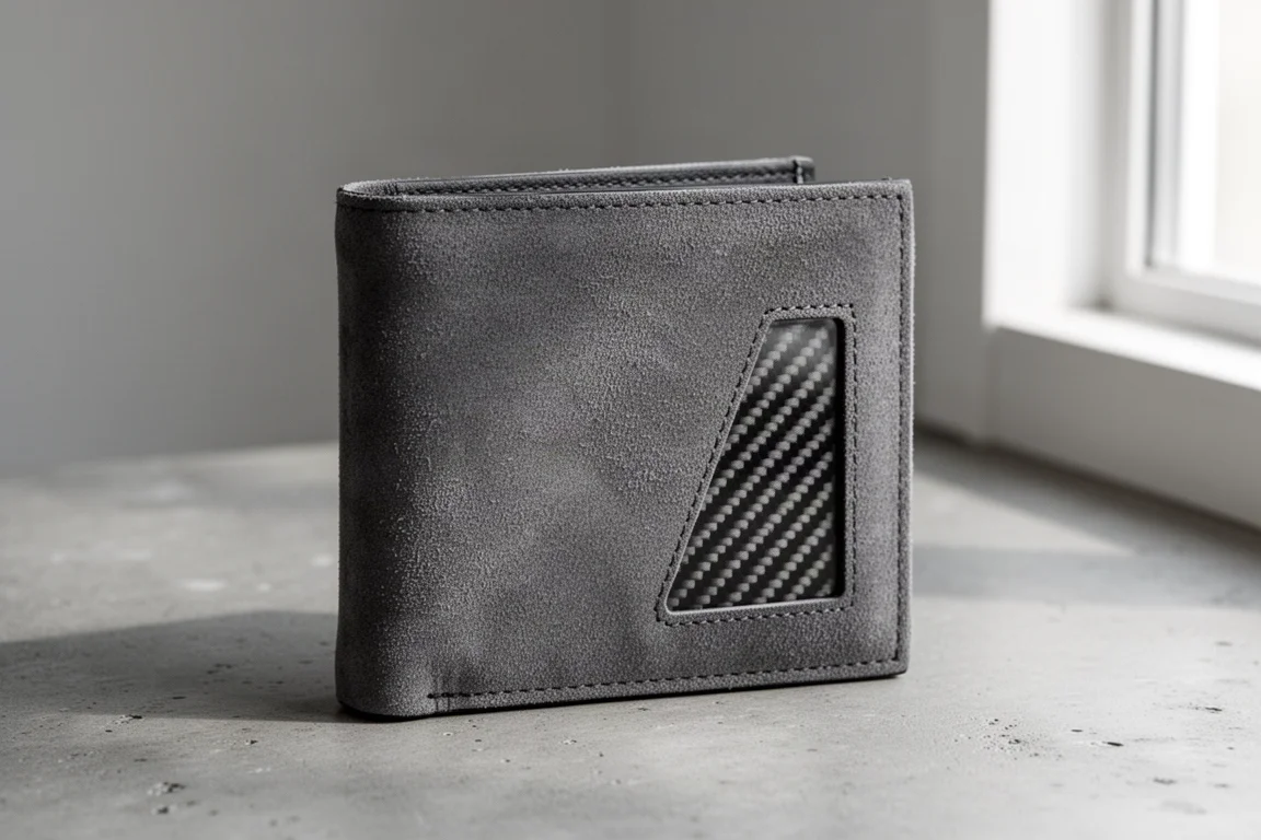 Simply Carbon Fiber Alcantara Real Carbon Fiber Bifold Wallet product image