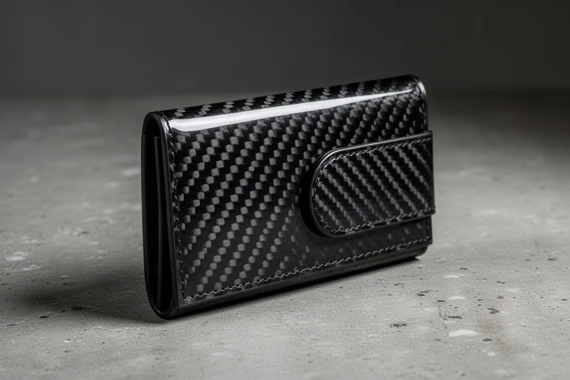 Simply Carbon Fiber Real Carbon Fiber Cash and Card Slim Wallet product image
