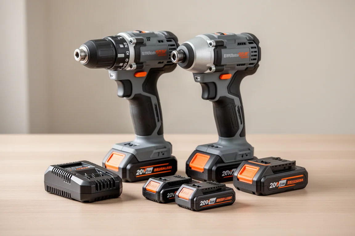 Skil PowerCore 20V Brushless Two-Tool Combo Kit product image