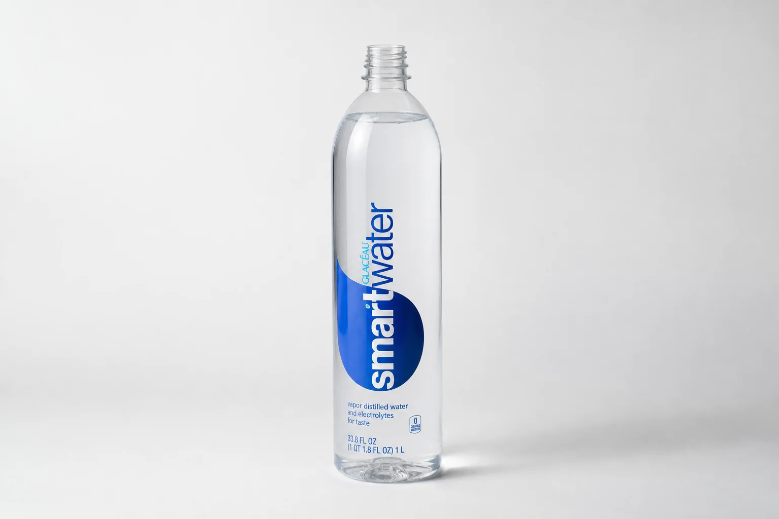 Hiking water bottles and filters arranged on neutral surface