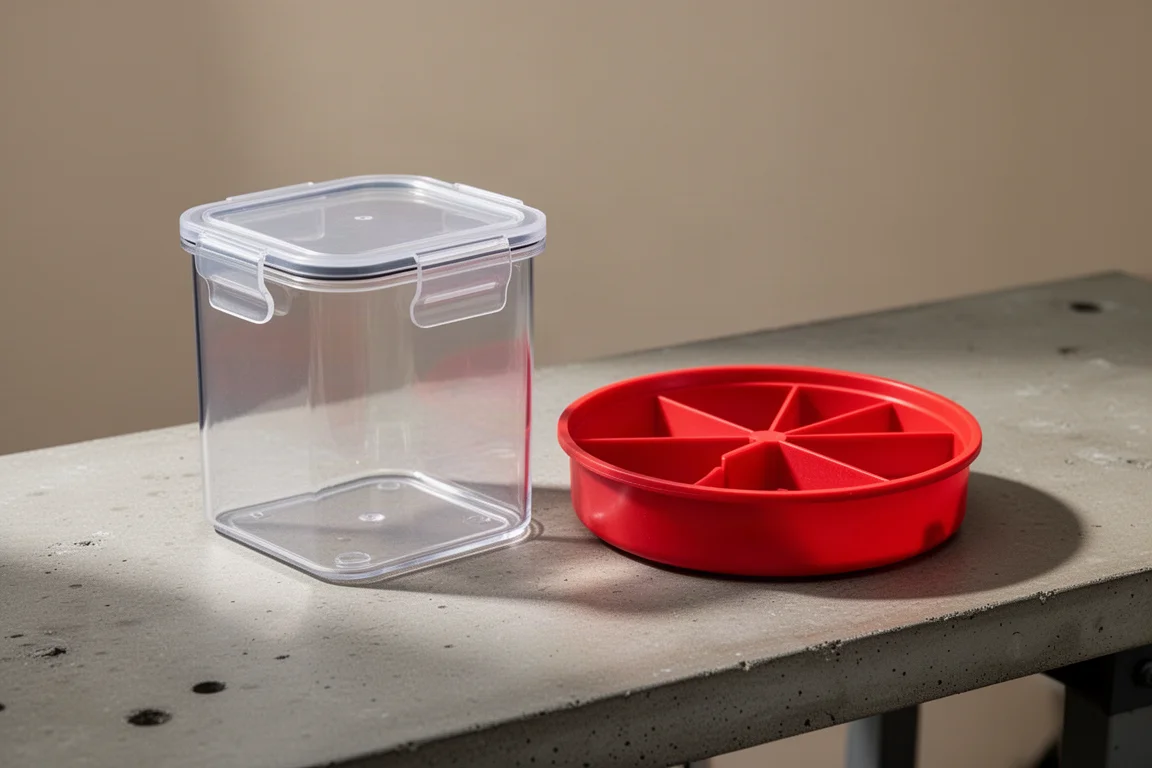 Snap-on Mag Jar e Mag Dish affiancati su una banca da lavoro di officina