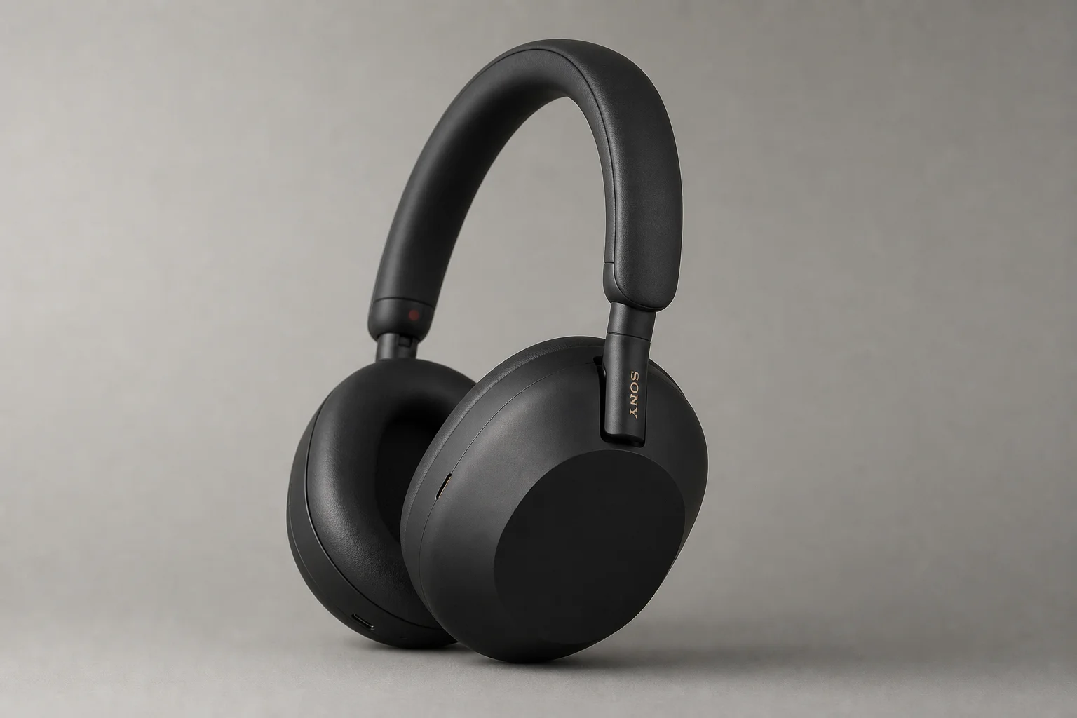 Trois modèles de casques Sony disposés par gamme de prix sur une surface en béton