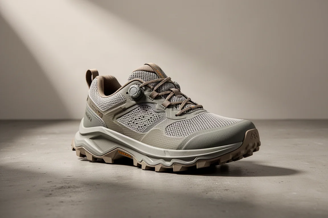 Speedland GS:PDX trail running shoe at a three-quarter angle on a concrete surface