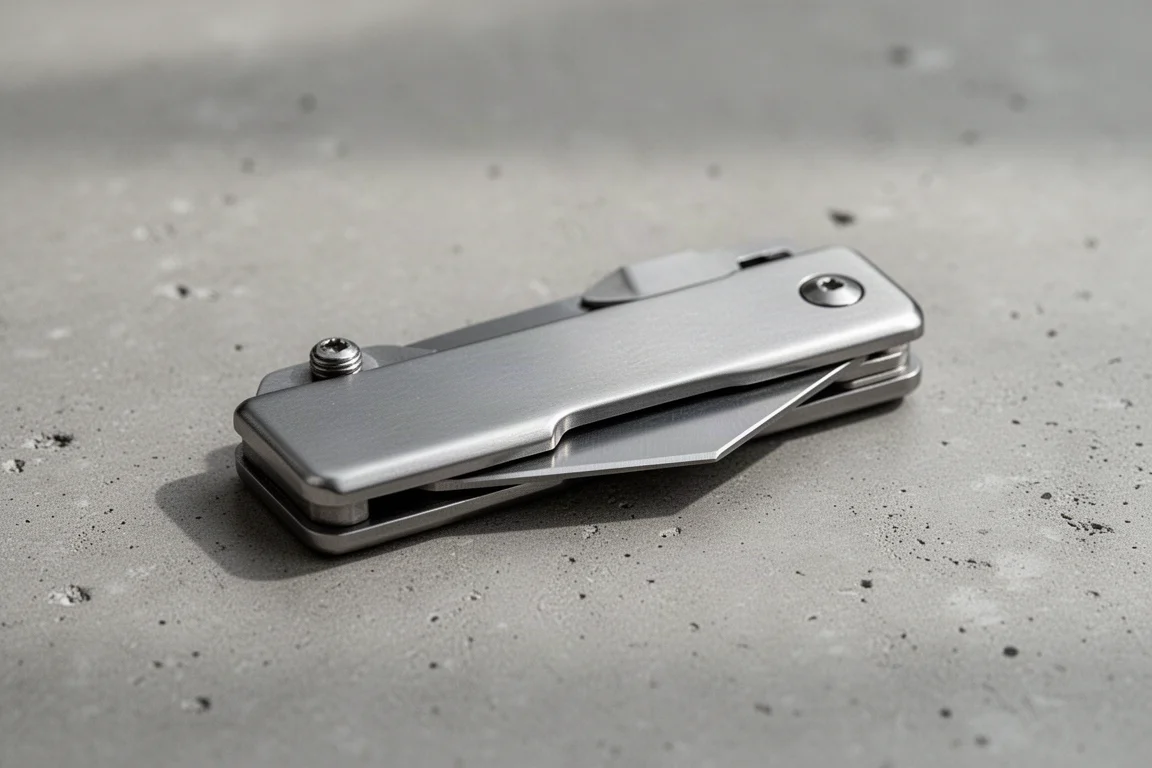 Stainless Steel Heavy-Duty Quick-Open Utility Knife product image