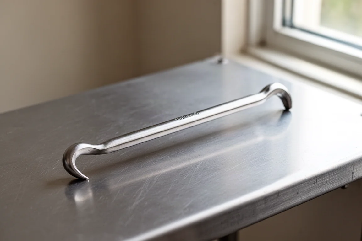 Stiletto T-Bone framing hammer and Stiletto nail bar on concrete surface