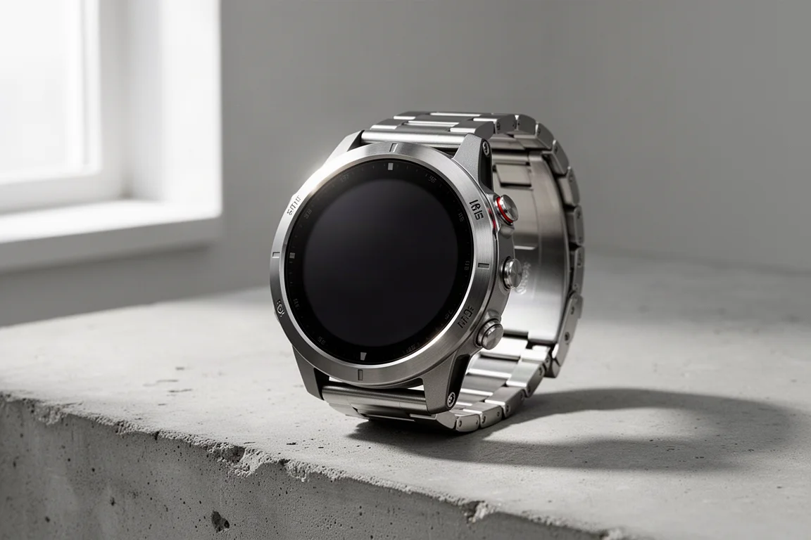 Orologio sportivo GPS Suunto Vertical 2 con display AMOLED su una superficie in cemento