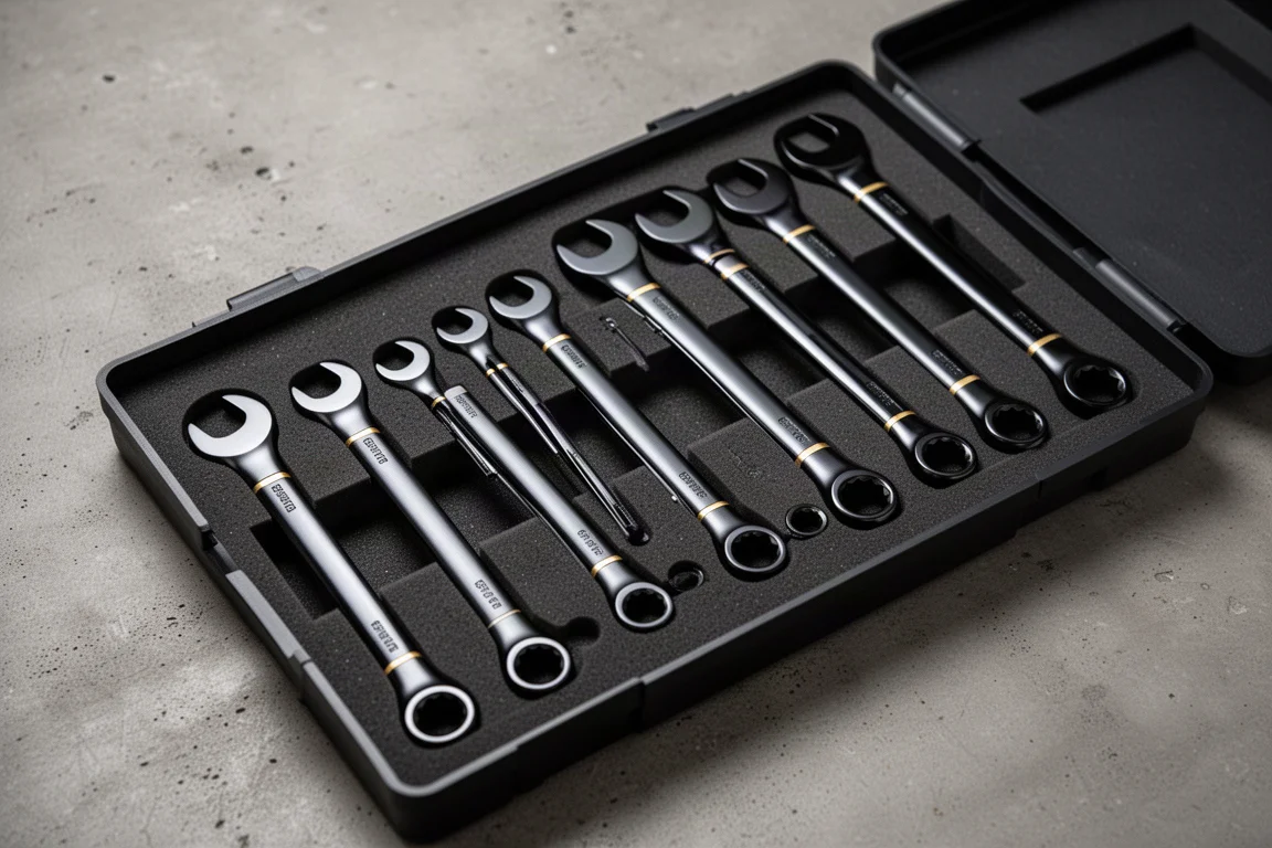 Suzumi 10-Piece Extra-Long Ratcheting Wrench Set product image