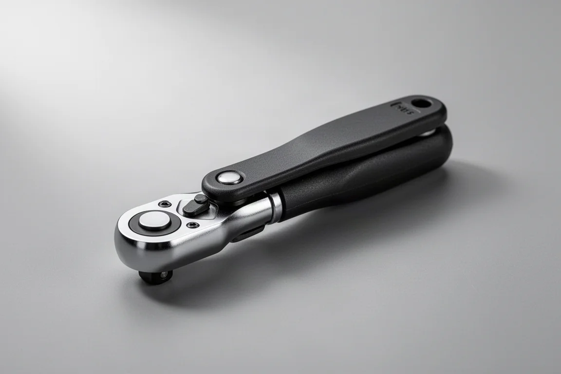 Tekton 3/8 Drive Stubby Folding Quick-Release Ratchet product image