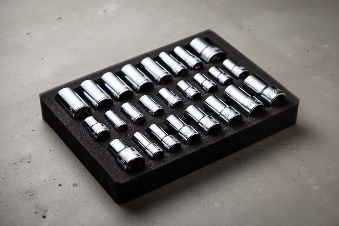Tekton 1/2-Inch Socket Set with Foam Tray product image