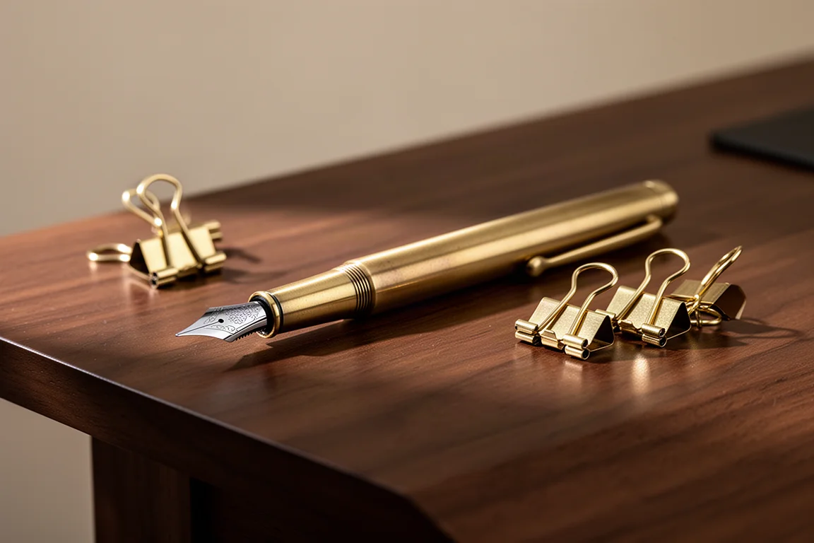 TOOLS to LIVEBY Brass Fountain Pen product image
