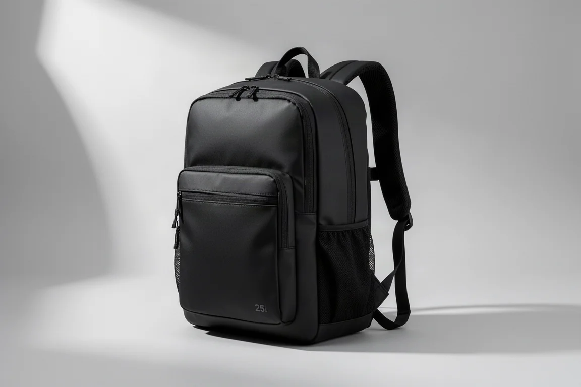Tortuga Daily Carry Pro Reiserucksack vor neutralem grauem Hintergrund