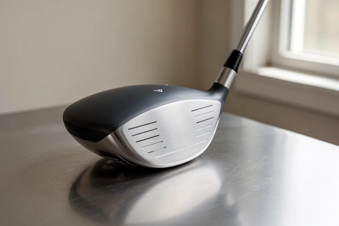 Complete package golf set next to a curated set of individual clubs on concrete surface