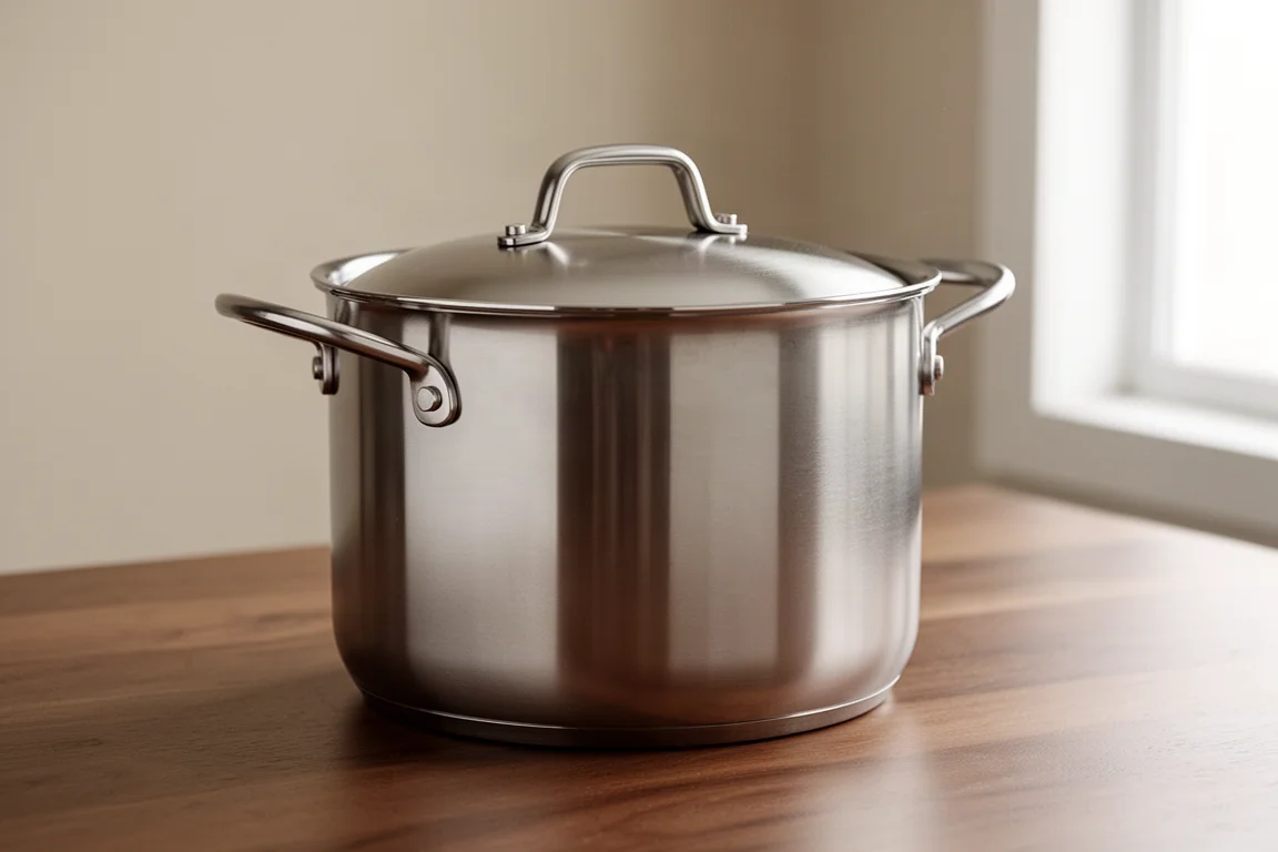 Tramontina 6 Quart Tri-Ply Clad Stainless Steel Pot product image
