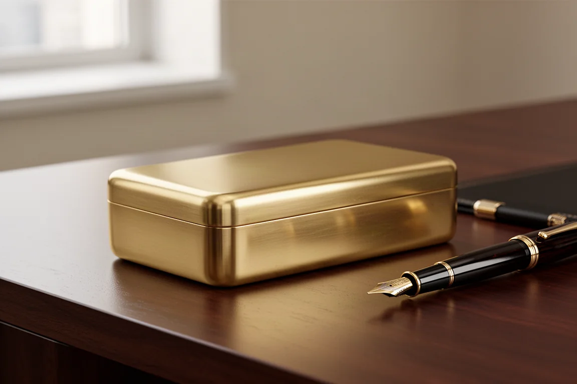 Traveler's Company Brass Pen Case product image