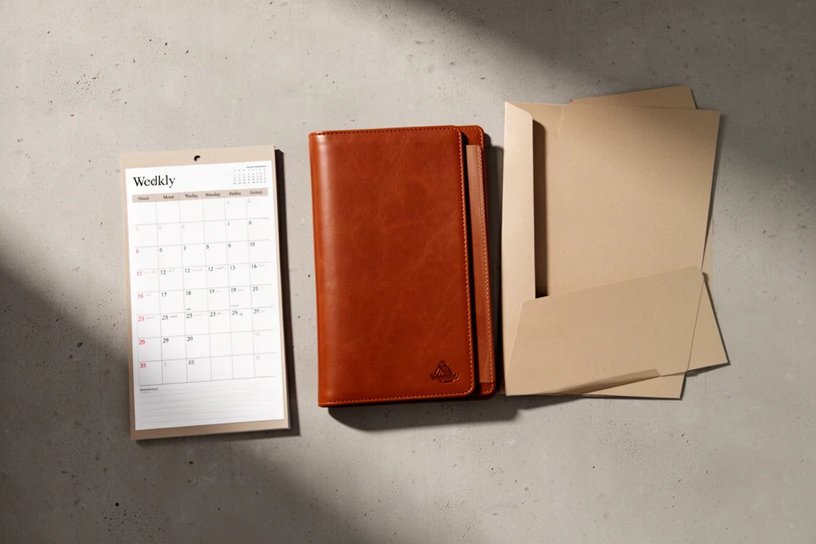 Traveler's Company Weekly Calendar 2025 product image