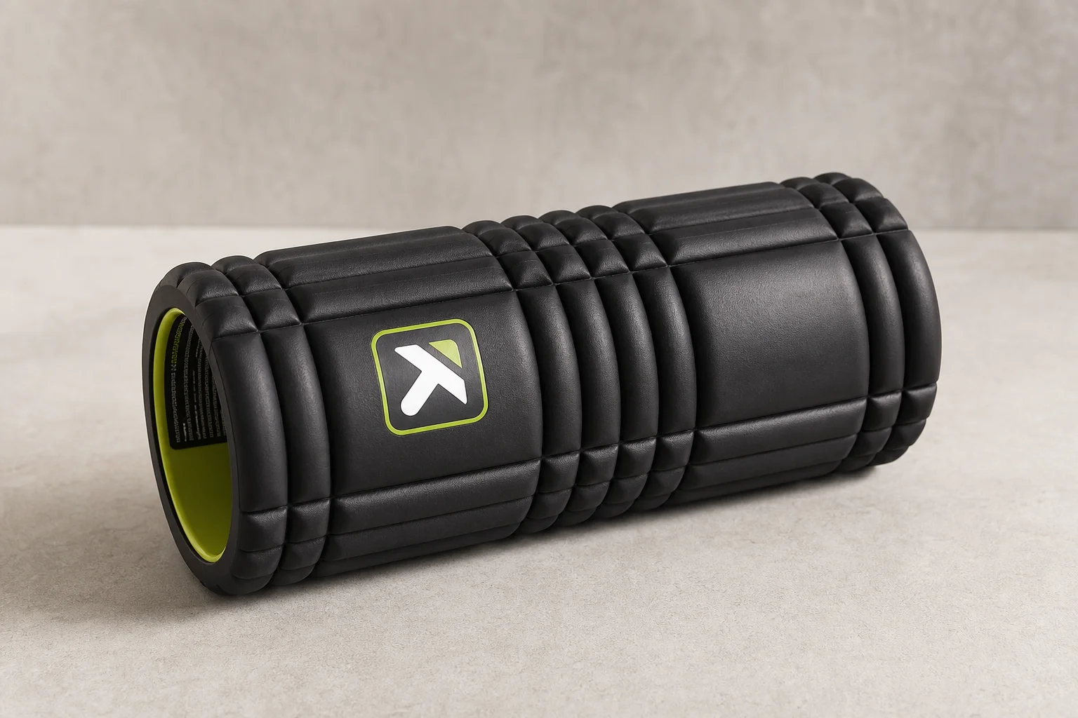 Collection of endurance sports gift items arranged on concrete surface