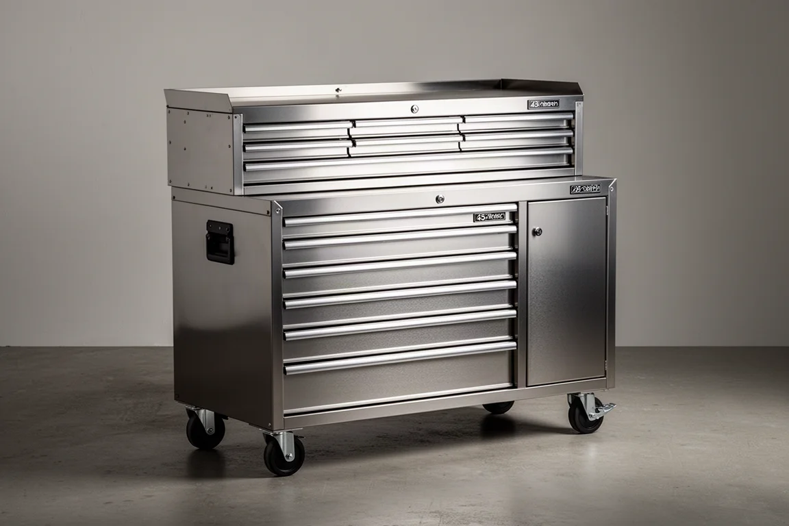 Trinity 43-Inch Stainless Steel Tool Chest Combo product image