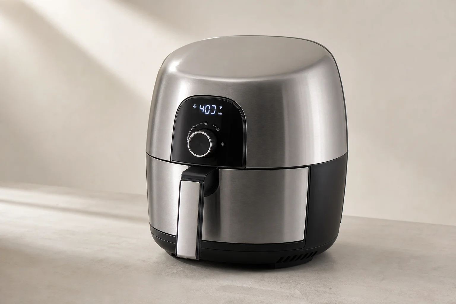 Typhur Dome 2 airfryer med rundad kupolformad topp mot en neutral bakgrund