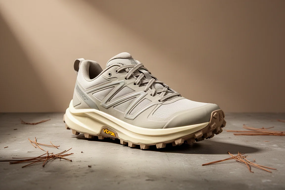 Ultra Mont Blanc Carbon trail running shoe on a concrete surface