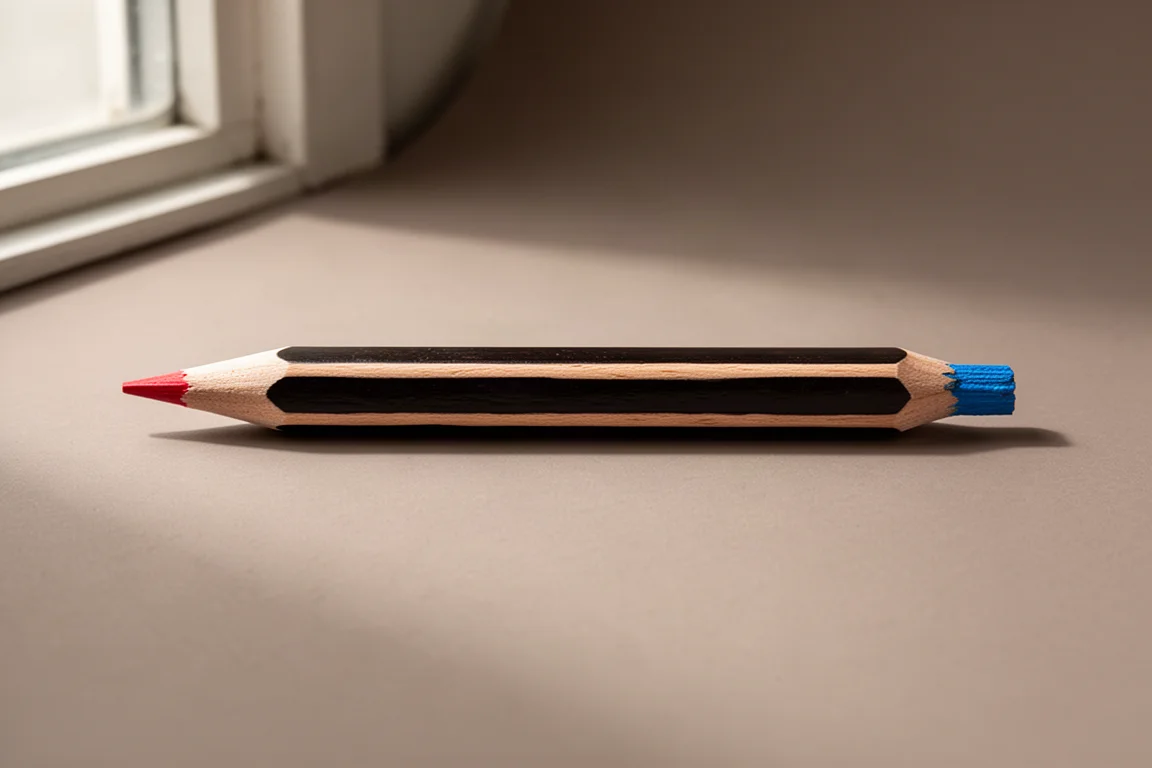 Uni Vermilion and Prussian Blue Pencil product image