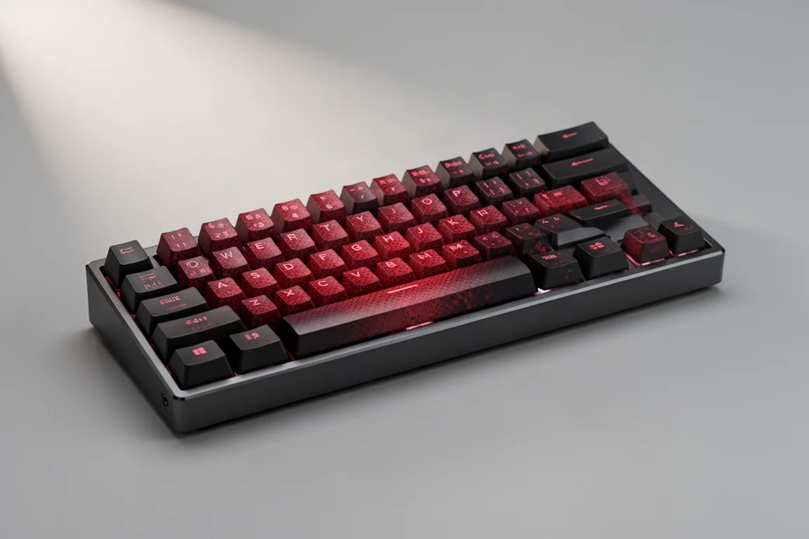 Unik Mag UQ71 and UQ68 keyboards on a concrete surface