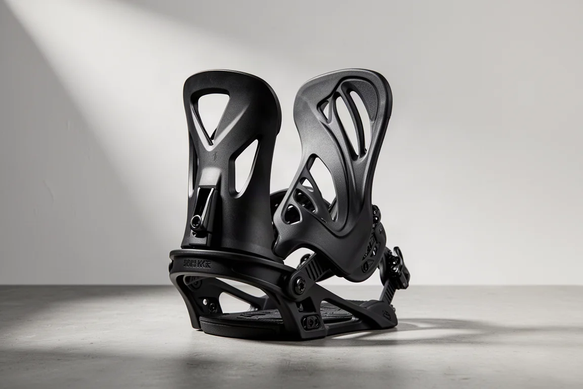 Highback de snowboard Union S12 Flight Pro avec découpes latérales sur fond gris