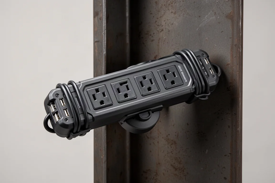 US General 5 Outlet Magnetic Power Strip product image