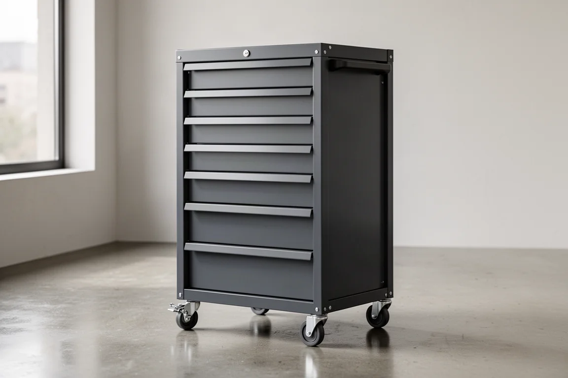 US General Six Drawer Full Bank Service Cart product image