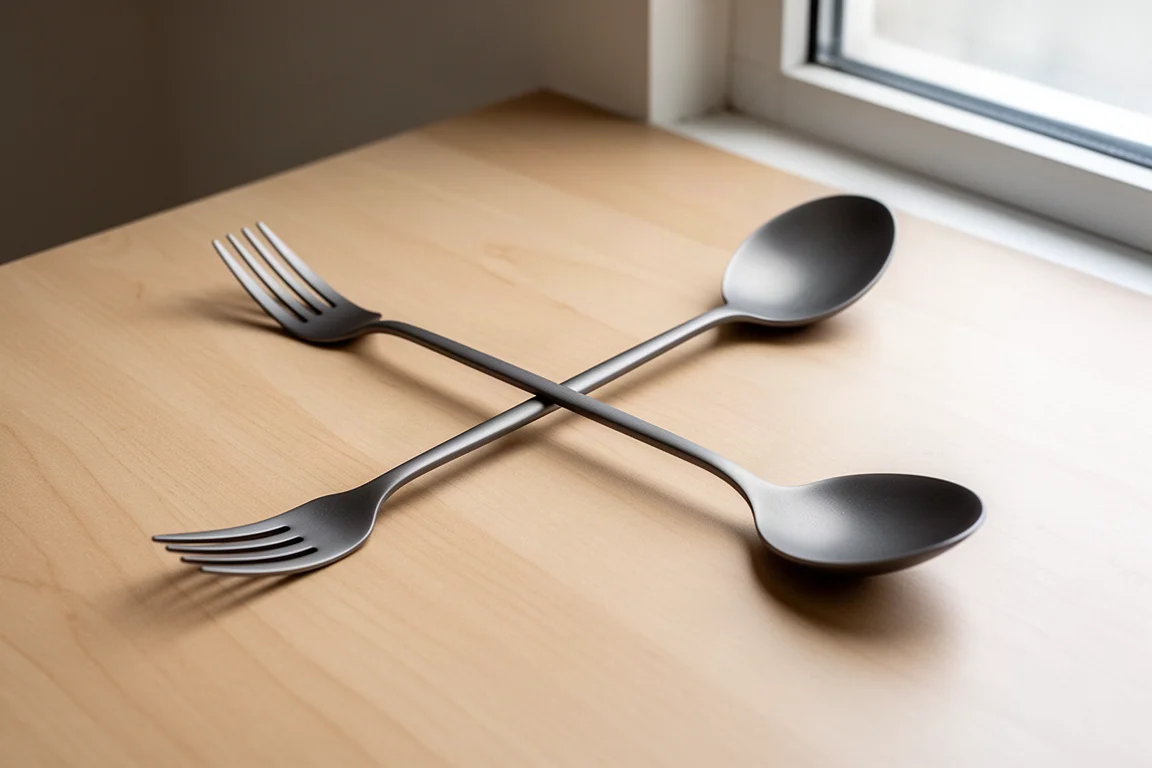 Vargo Long-Handled Spoon-Fork Combo product image