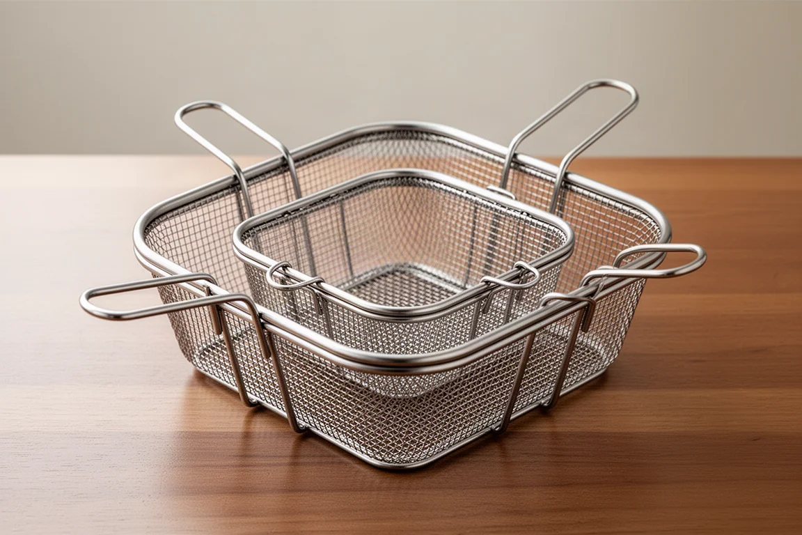 Venino Kitchen Set of Three Grill Baskets product image