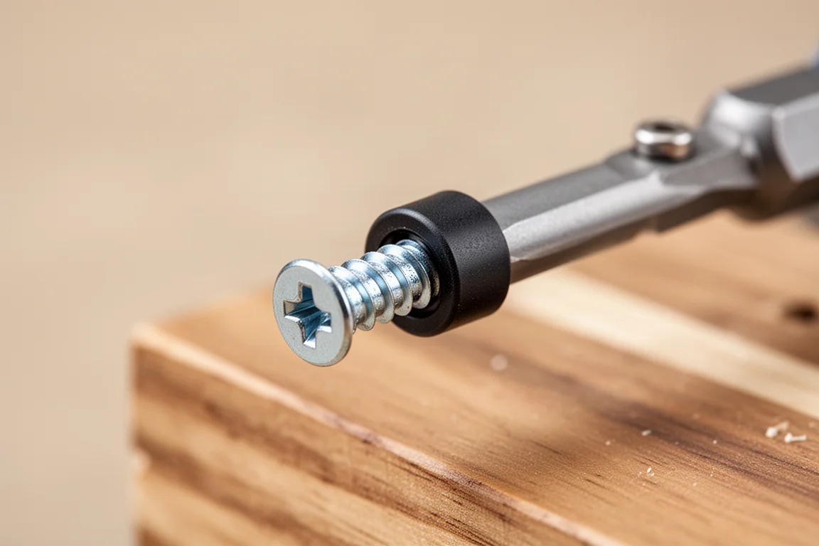 Bitschaft mit einem kleinen Kunststoff-Magnetring auf der Spitze