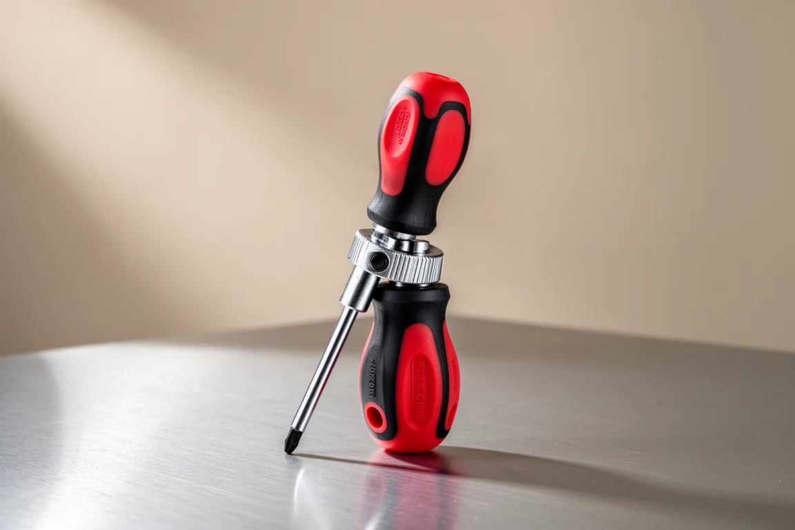 Vessel TD6700W-23 Stubby Ratcheting Screwdriver product image