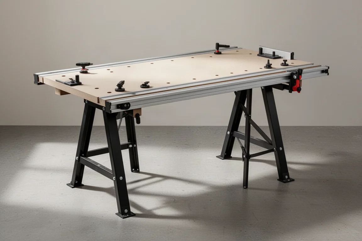 VEVOR Two-in-One Sawhorse Workbench product image