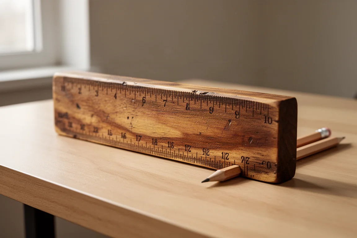 Vintage Wooden Ruler product image