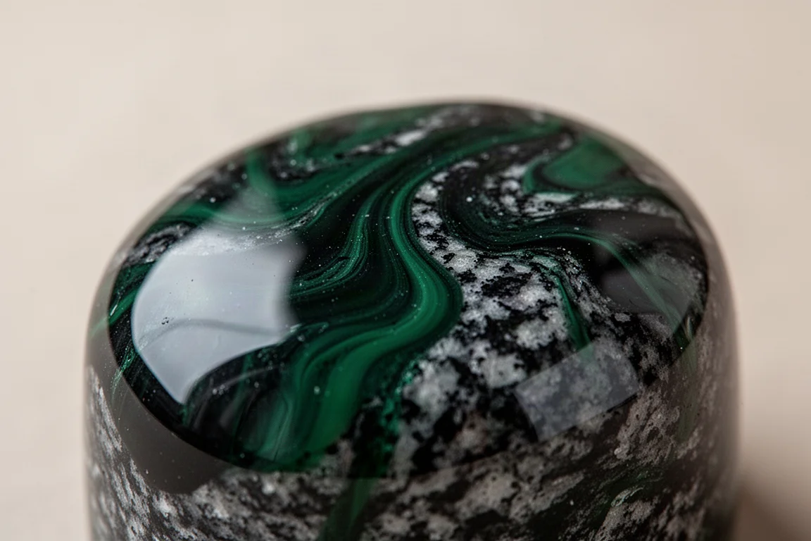Diepgroene en zwarte geswirlde harsen barrel van een gelimiteerde vulpen