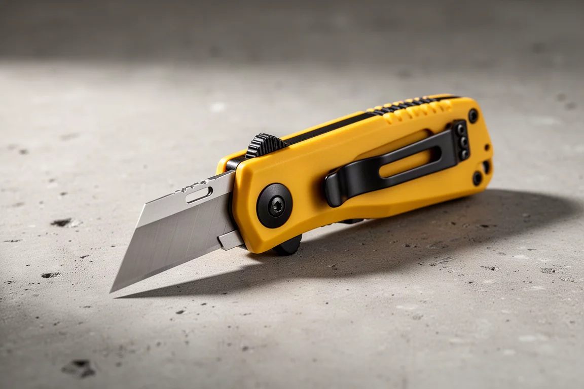 Walt Folding Utility Knife with Push Button Deployment product image