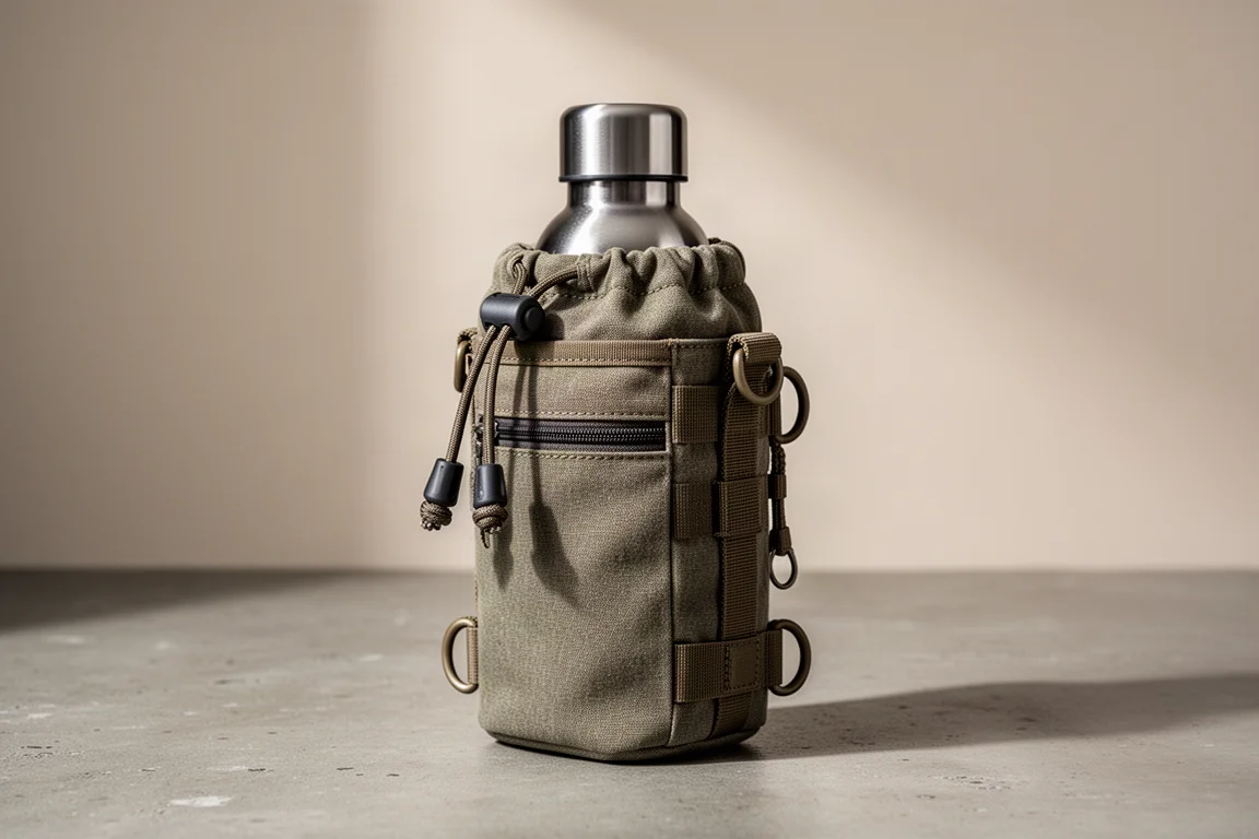 Water Bottle Bag with Zippered Pocket product image