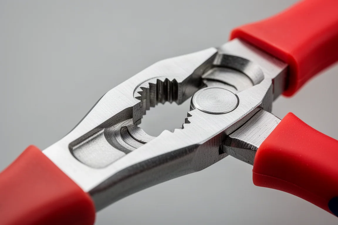 Interior stripper gauge openings and smooth finish of the tool visible up close